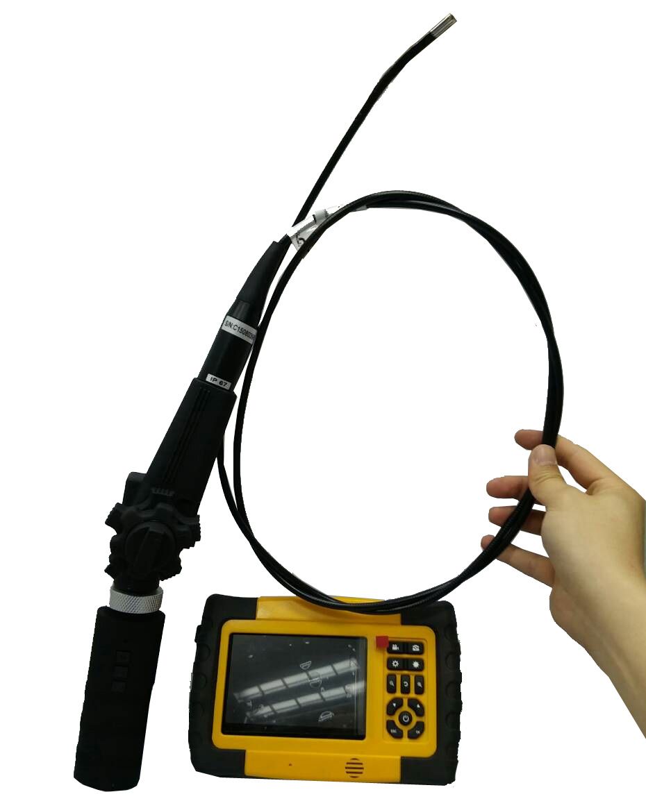Tactical Wireless 4 Way Articulation Inspection Camera Borescope w/IR_Receiver
