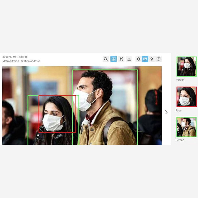 Covid-19 AI Face Mask Detection System, Social Distancing Alert