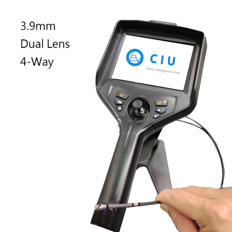 Dual Lens 4-Way Tungsten- Braided Borescope
